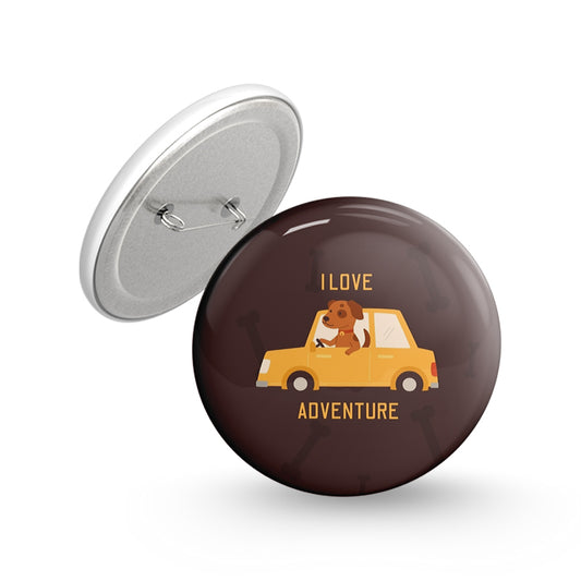 Vacay Mode Pin-back Button Badge