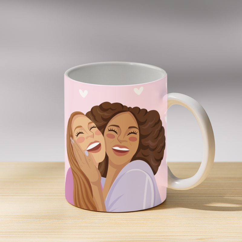 Happy Sisters Coffee Mug