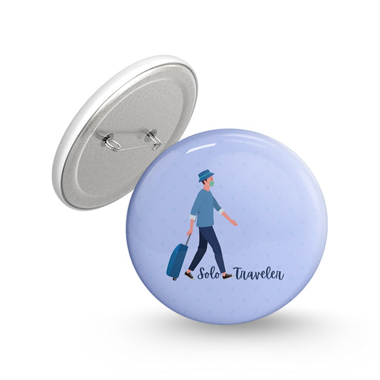 Solivagant Pin-back Button Badge