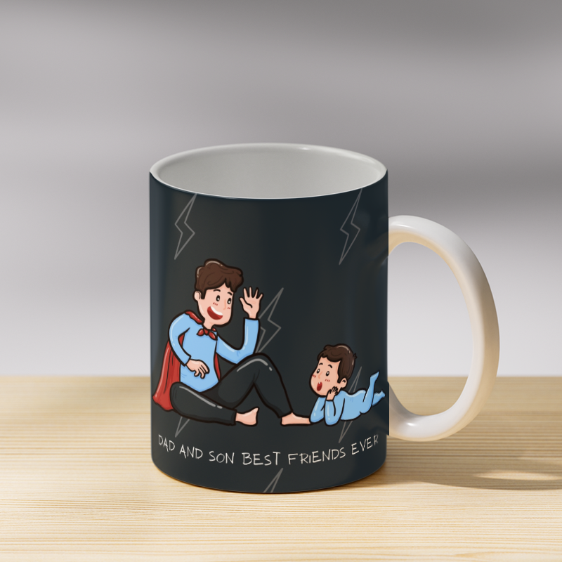 Dad and Son Best Friends Ever Coffee Mug