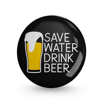 Save Water Pin-back Button Badge