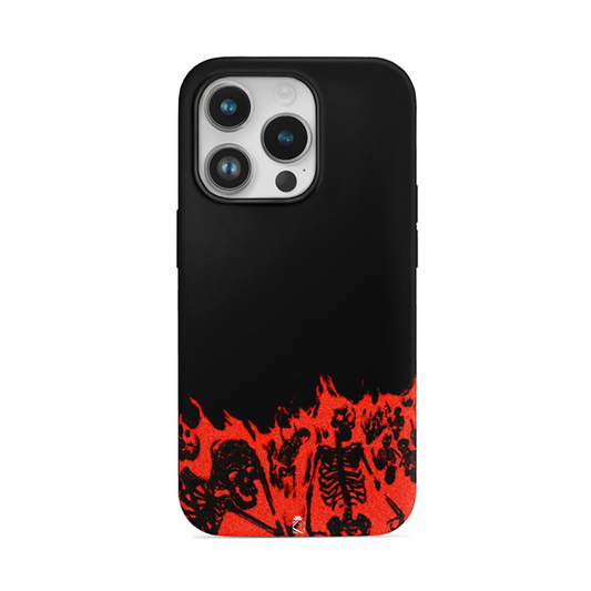 Burning Skeletons Flexible Soft Silicone Case