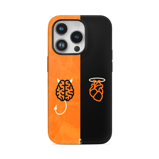 Brain Vs Heart Flexible Soft Silicone Case