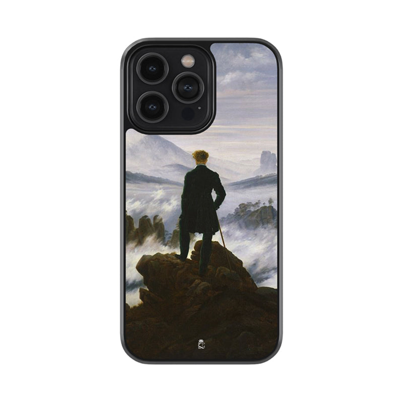 Wanderer above the Sea of Fog Caspar David Friedrich, 1818 Glass Case