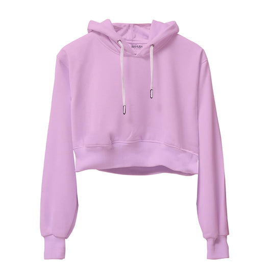 Baby Pink Crop Hoodie