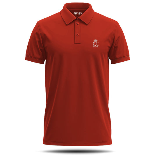 Brick Orange Men's Polo T-Shirt