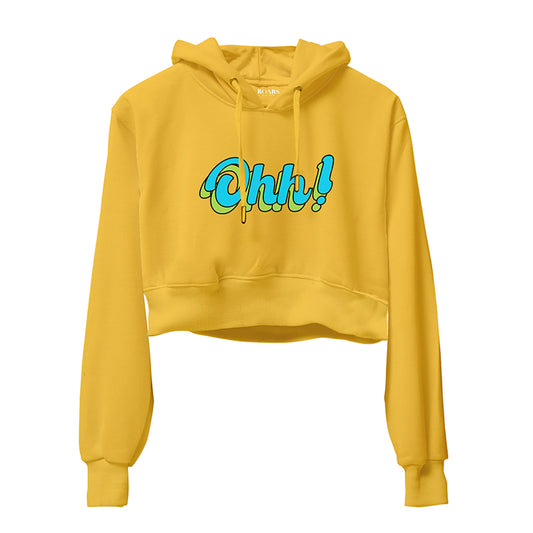 Ohh Listeners Crop Hoodie