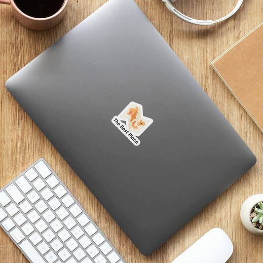 The Best Place Laptop Sticker