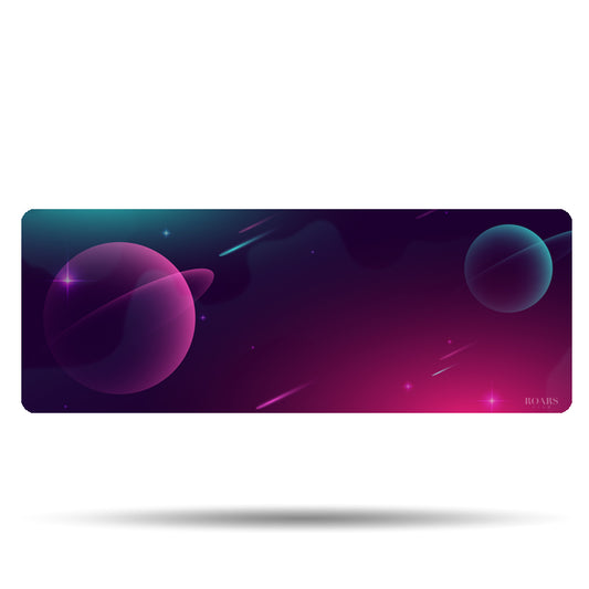 Neon Galaxy Desk Mat